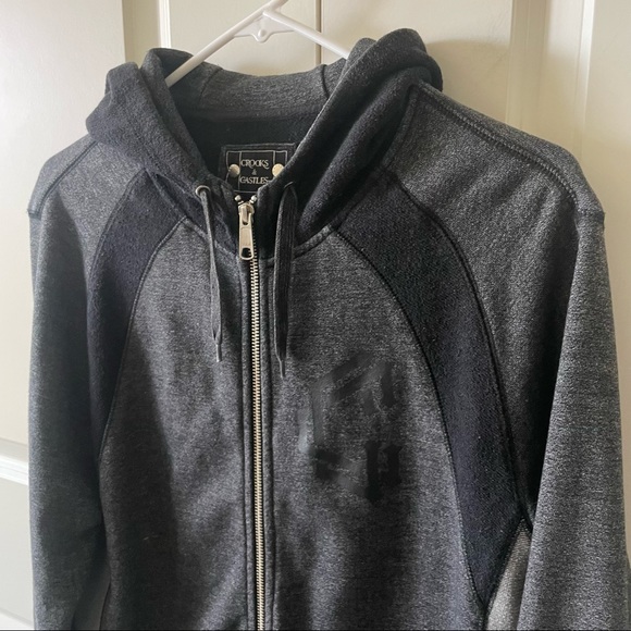 Crooks & Castles Most Hated Put In Work Zip Up Hoodie Jacket - Picture 4 of 11